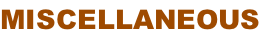 MISCELLANEOUS